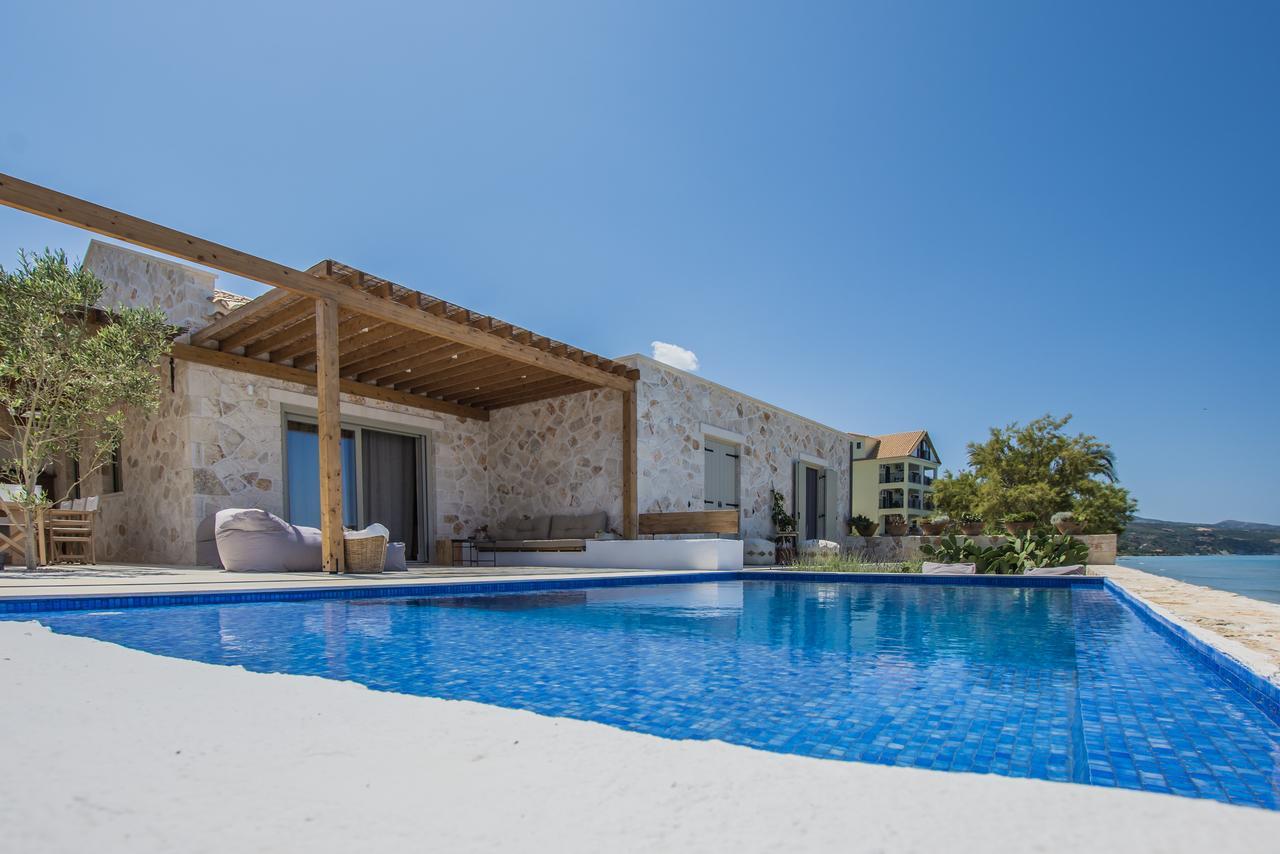 Niova Villa - Seafront, Private Pool And Ionian Sea Views, By Zantewize Alykes  Exterior foto